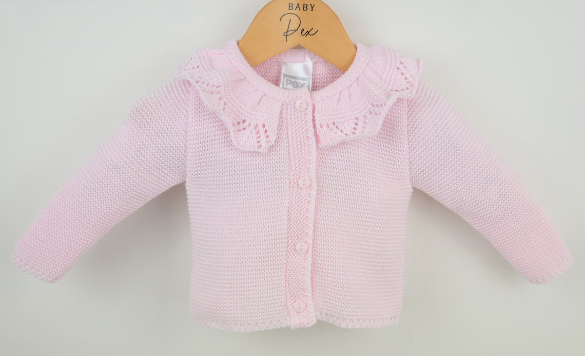 Jenna Pink Baby Cardigan