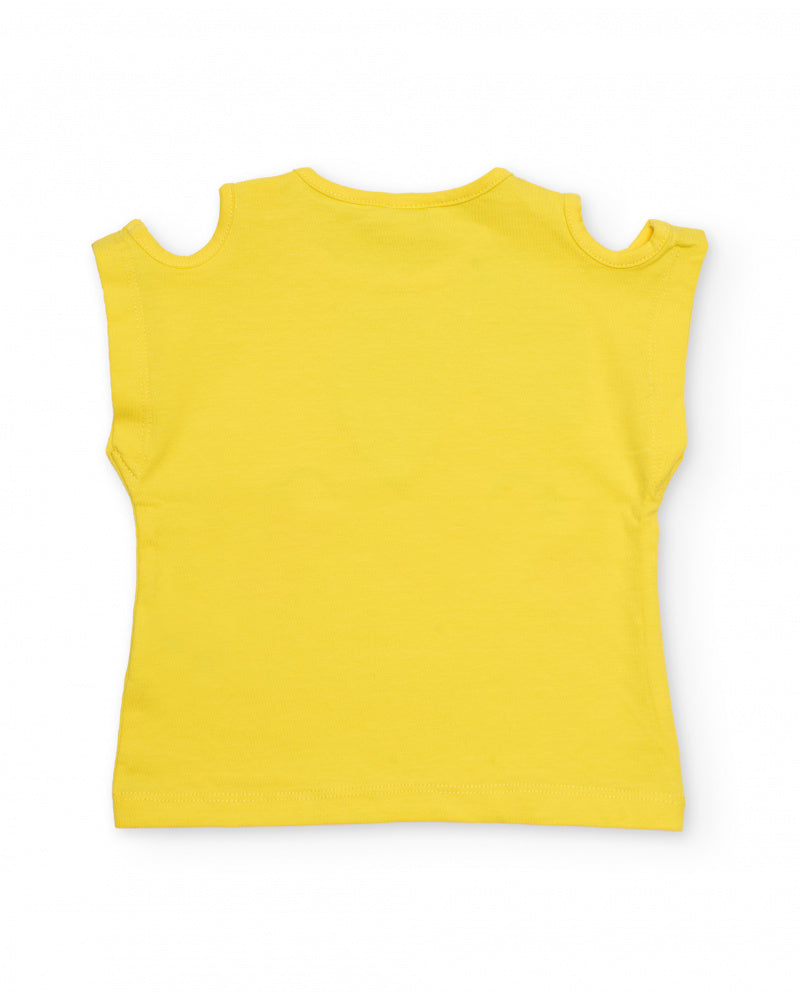 Tuc Tuc Girls Lemon and Pink Shorts Set