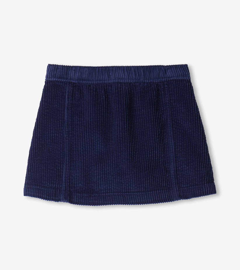 Hatley Girls Navy Cord Skirt
