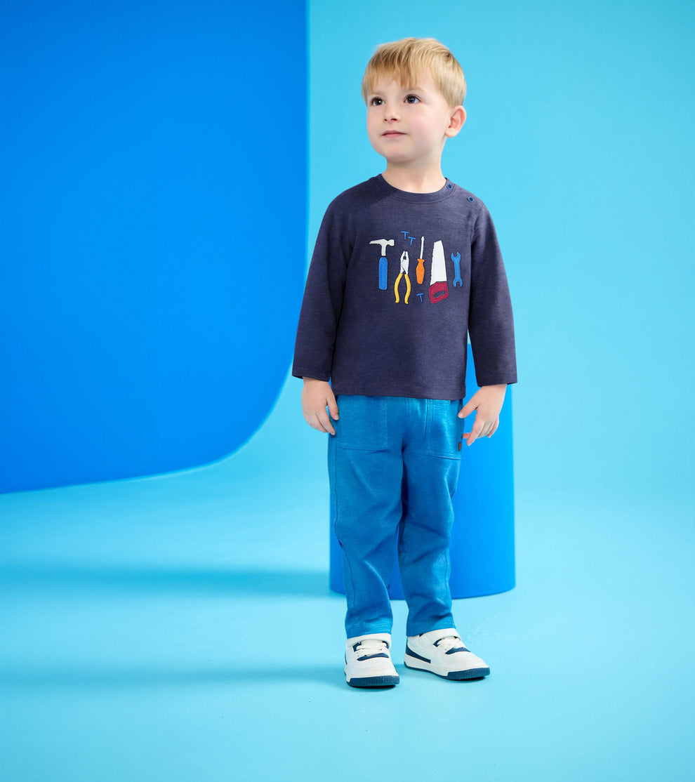 Hatley Younger Boys Navy Blue Tools Outfit
