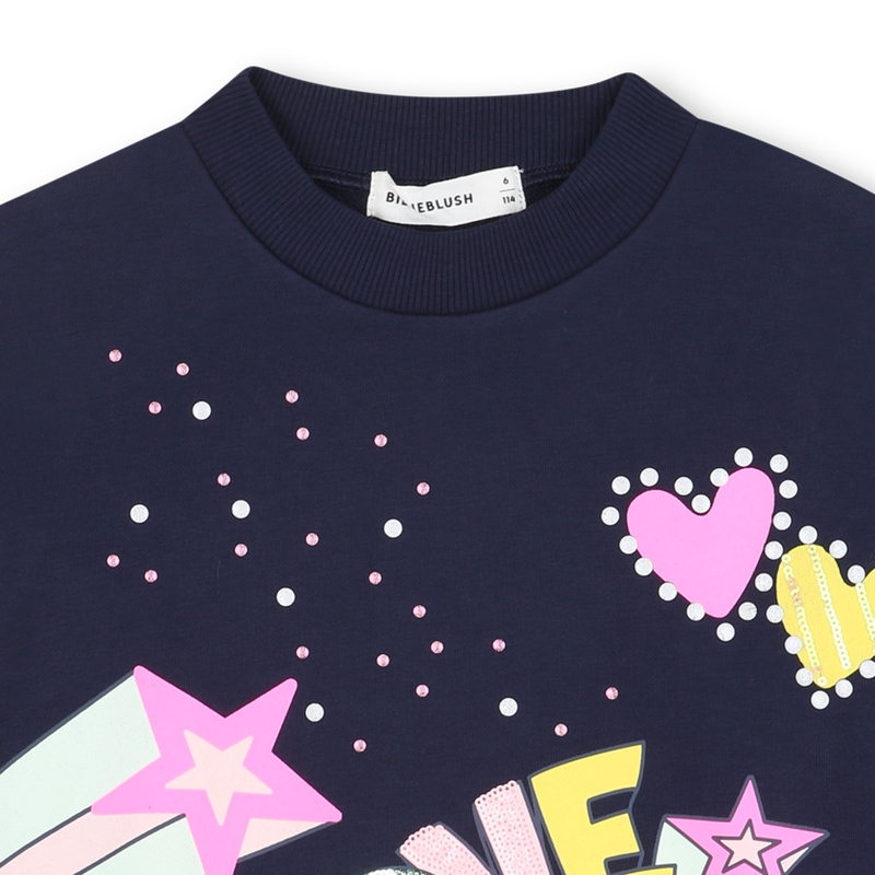 Billieblush Navy Star Sweatshirt