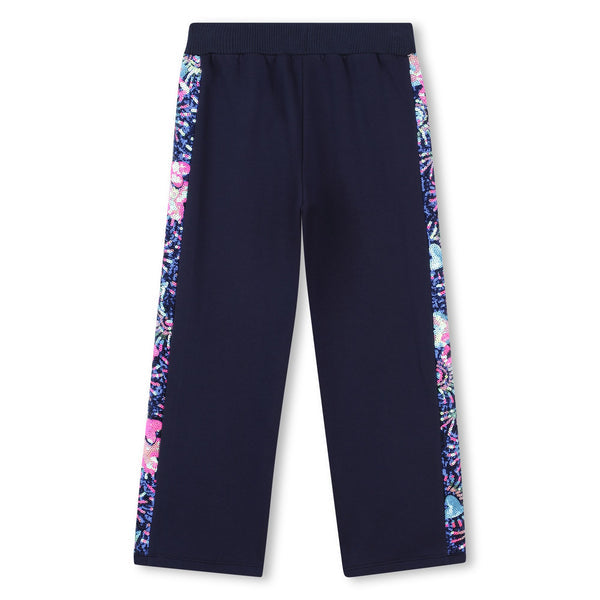 Billieblush Girls Navy Sequin Joggers ZU21592