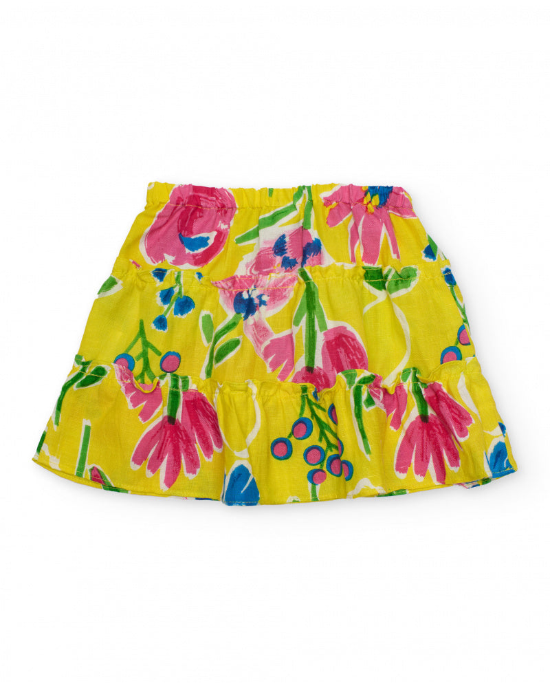 Tuc Tuc Girls Lemon Pattern Skirt