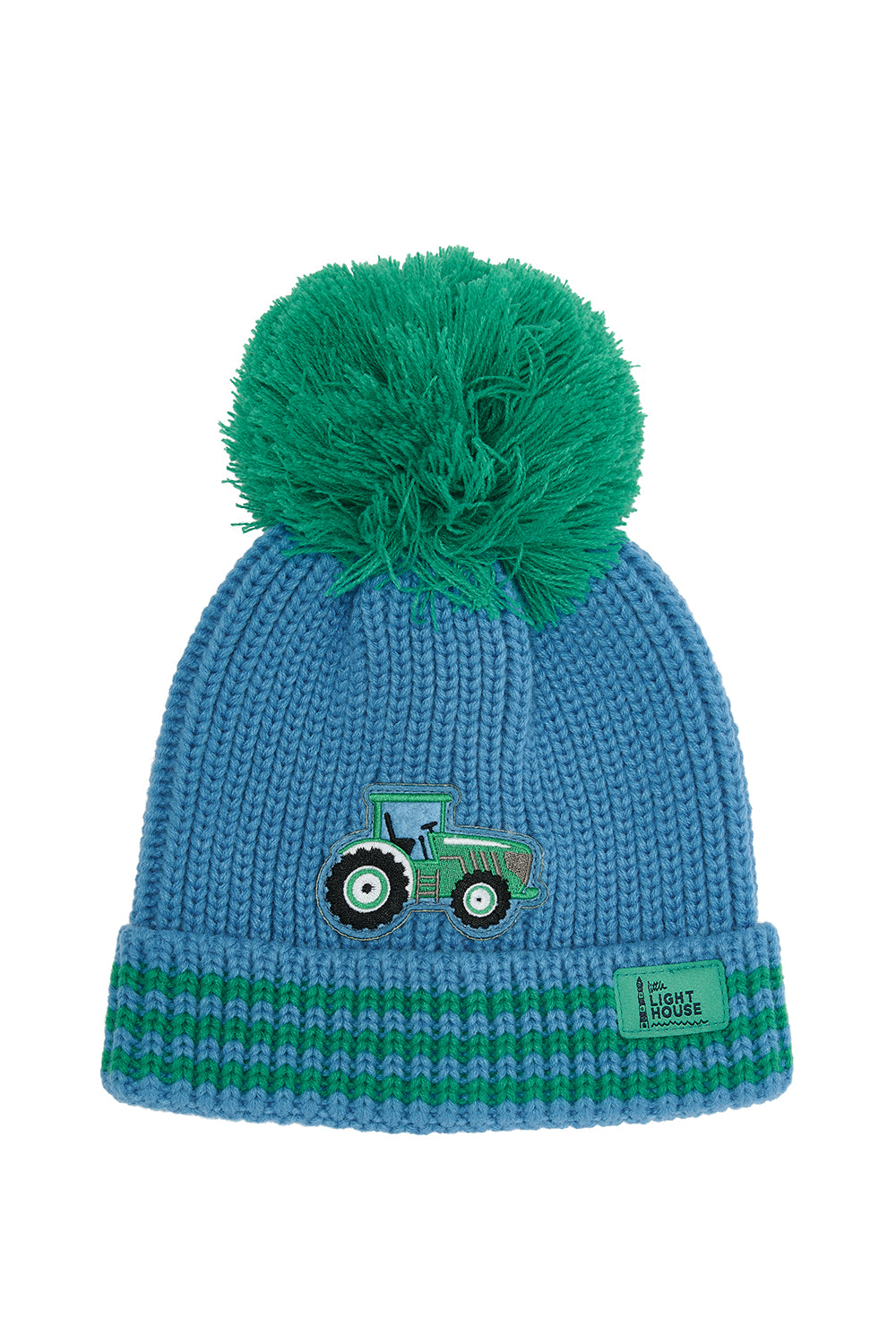 Lighthouse Green Tractor Bobbie Hat