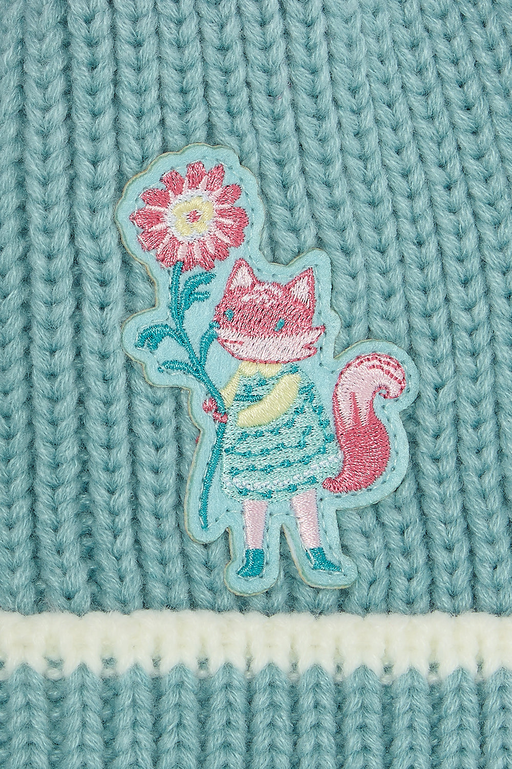 Lighthouse Teal Fox Bobbie Hat