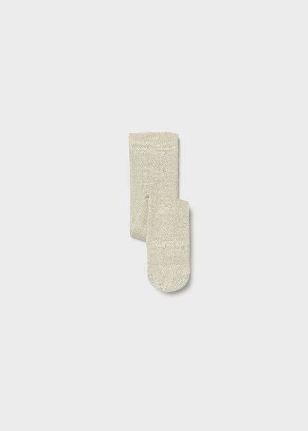 Mayoral Baby Girl Champagne Glitter Tights 9916-10