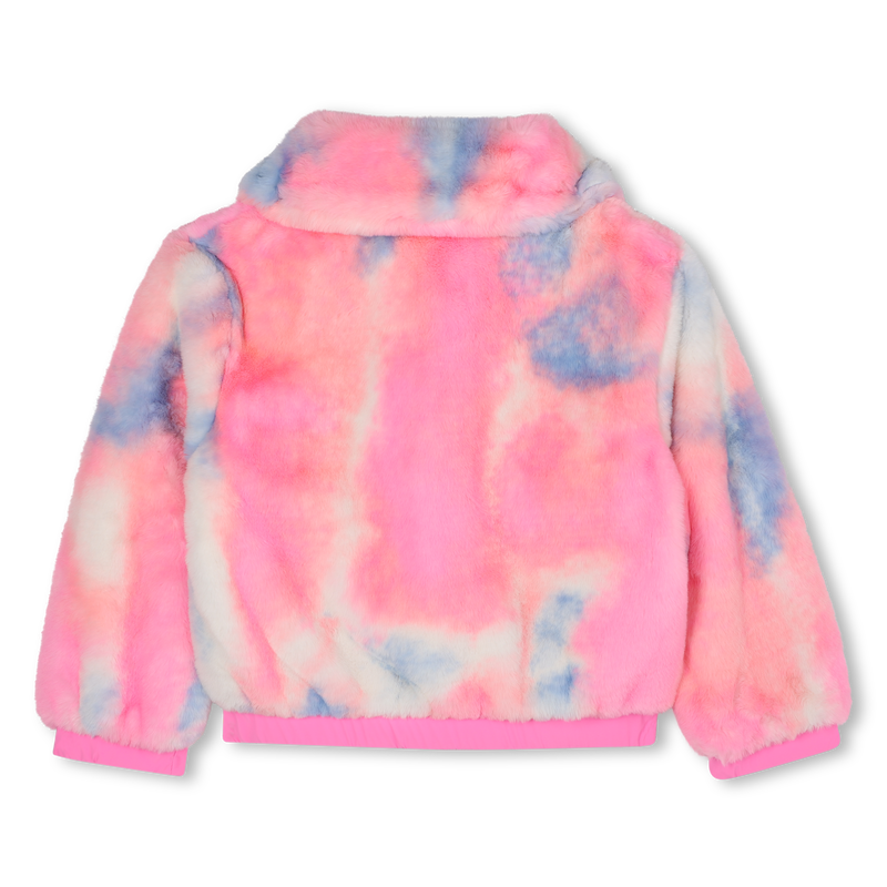 Billieblush Pink Plush Faux Fur Jacket