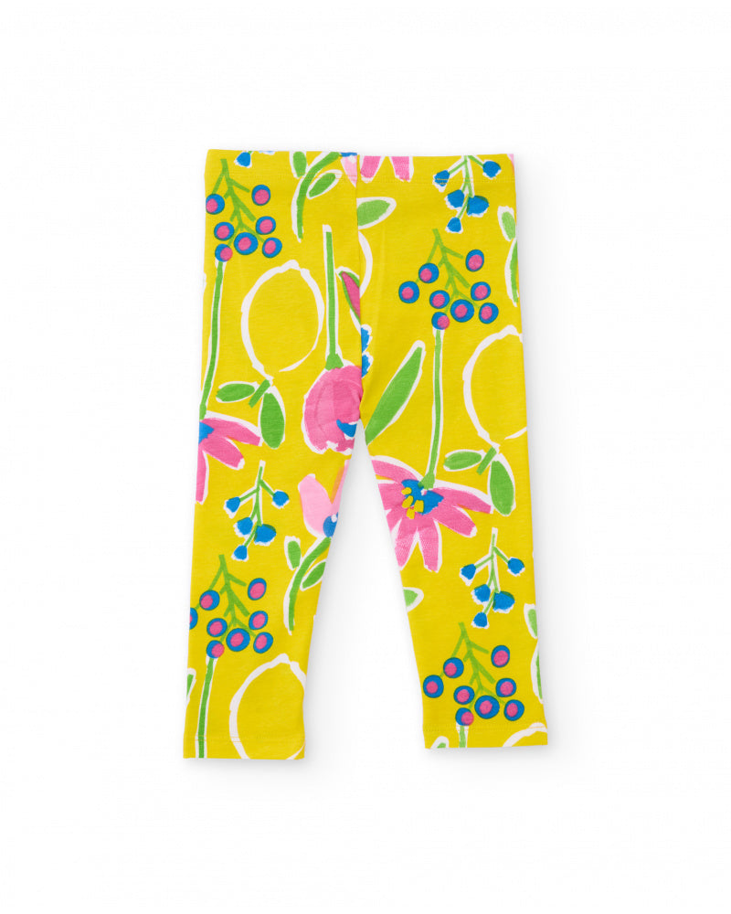 Tuc Tuc Girls Lemon Pattern Leggings