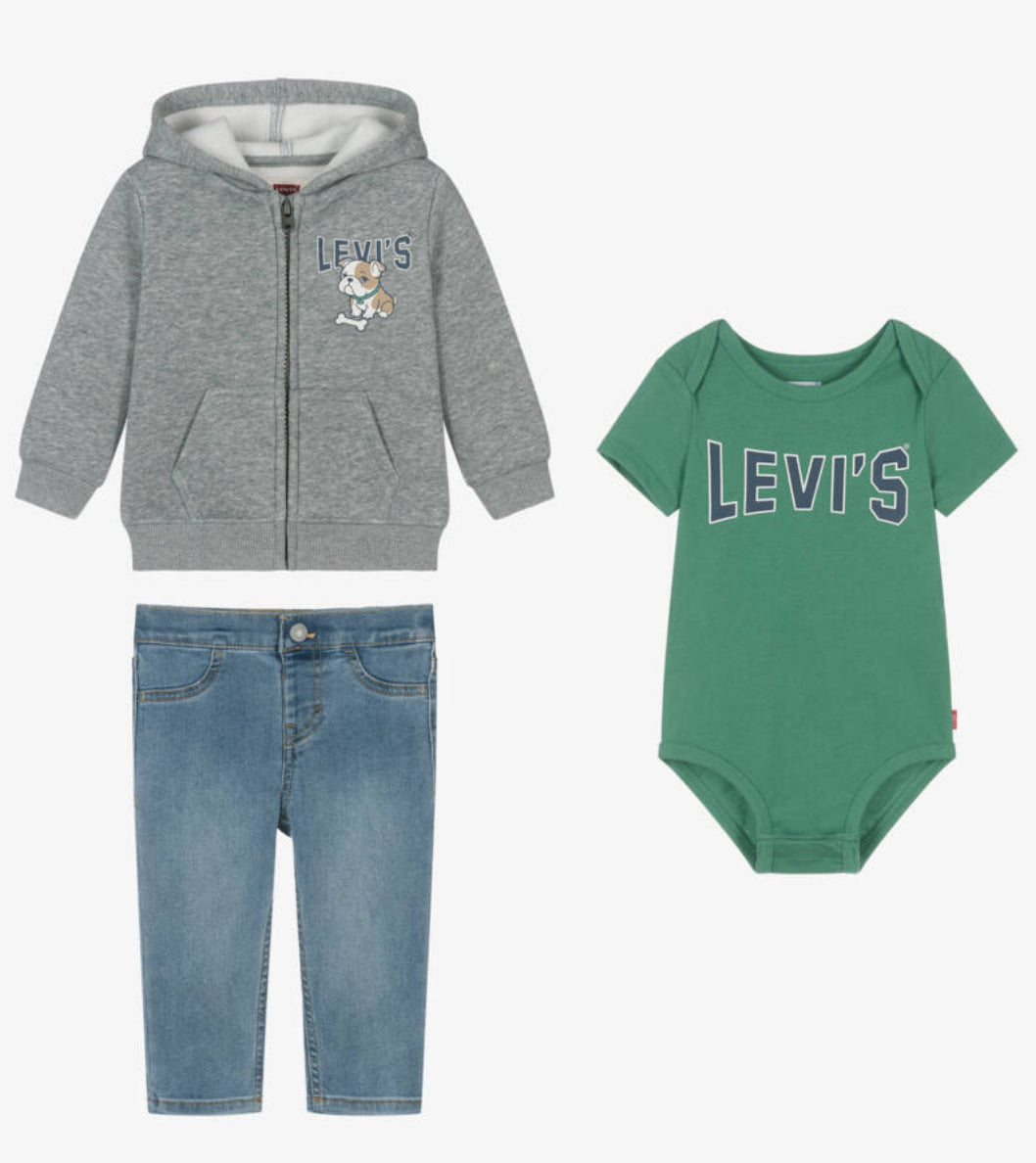 Levis Younger Boys Hoodie, Top And Jeans Outfit