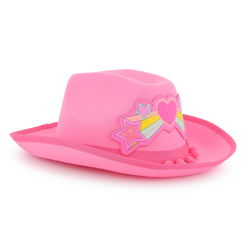 Billieblush Girls Pink Western Cowboy Hat
