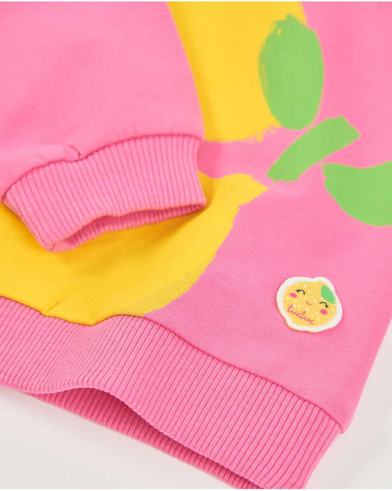 Tuc Tuc Girls Pink Lemon Sweater