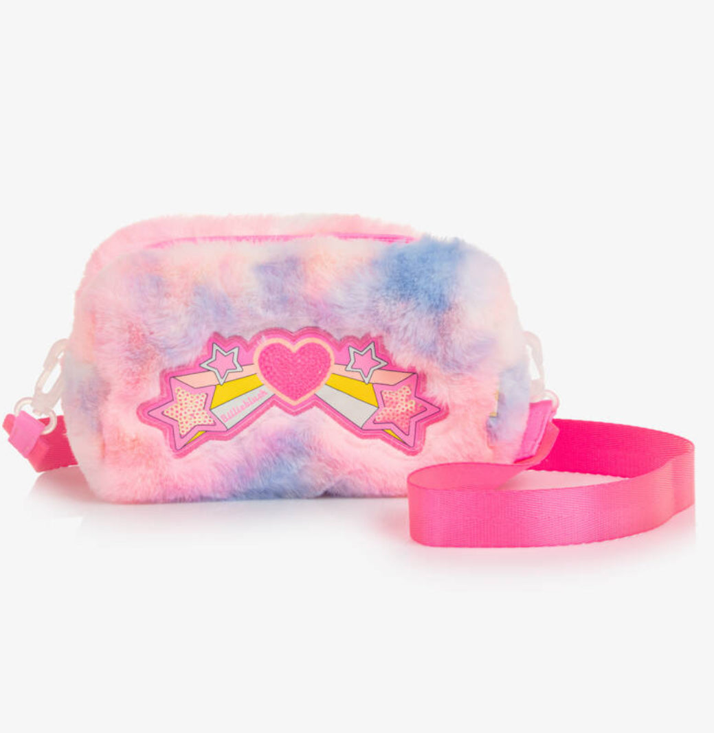 Billieblush Pink Fur Handbag