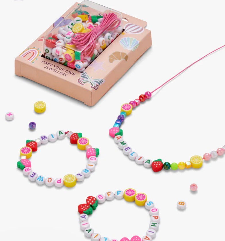 Stych Accessories Make your own Jewellery- Letters & Fruit