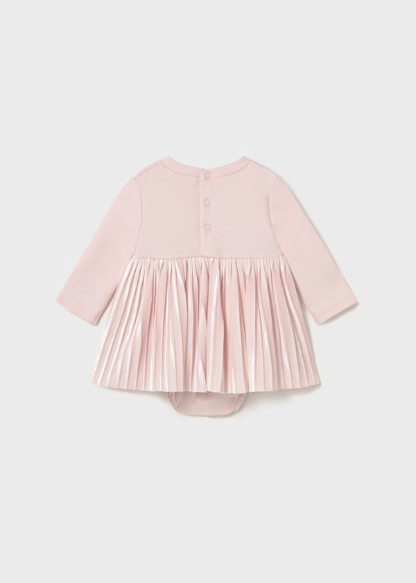 Mayoral Baby Girls Pink Velour Dress