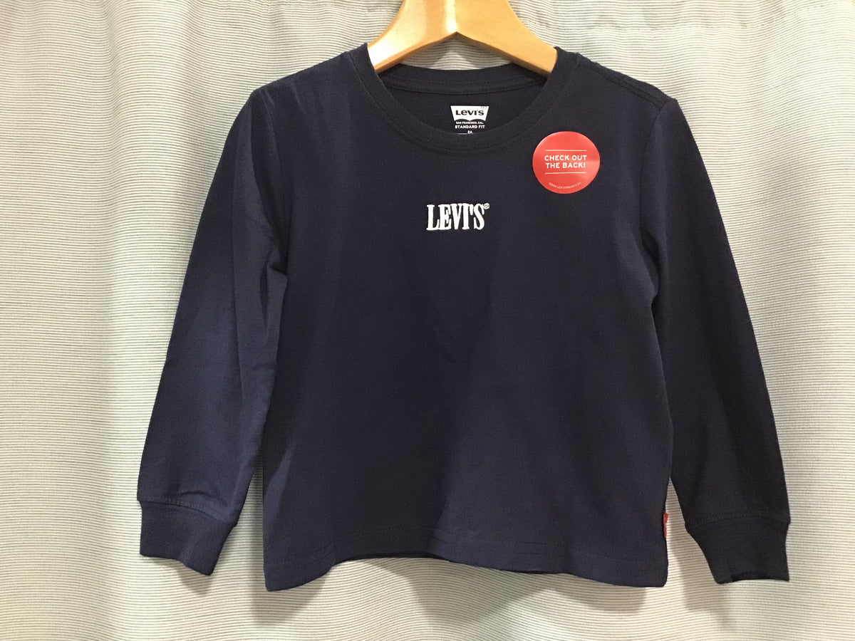 Levi’s Boys Navy Long Sleeve Top