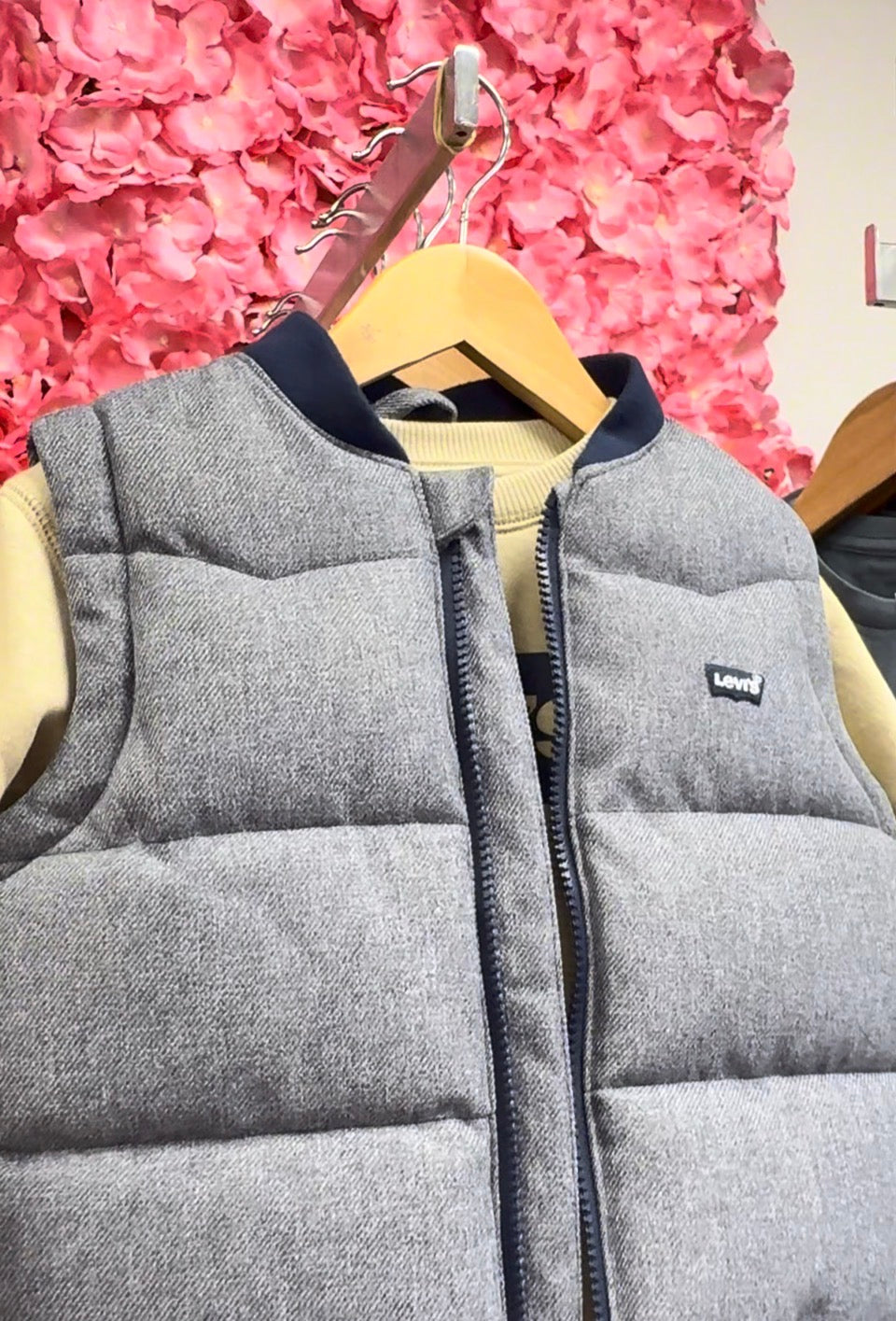 Levi’s Boys Navy Puffer Gilet
