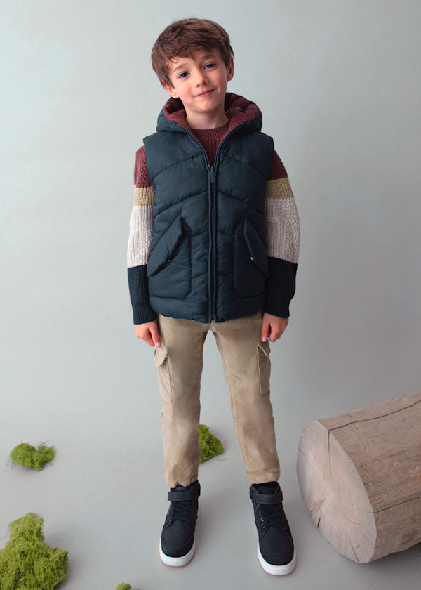 Mayoral Boy’s Navy Reversible Gilet 4382