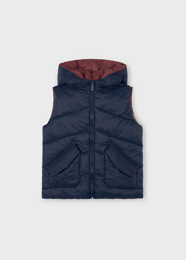 Mayoral Boy’s Navy Reversible Gilet 4382
