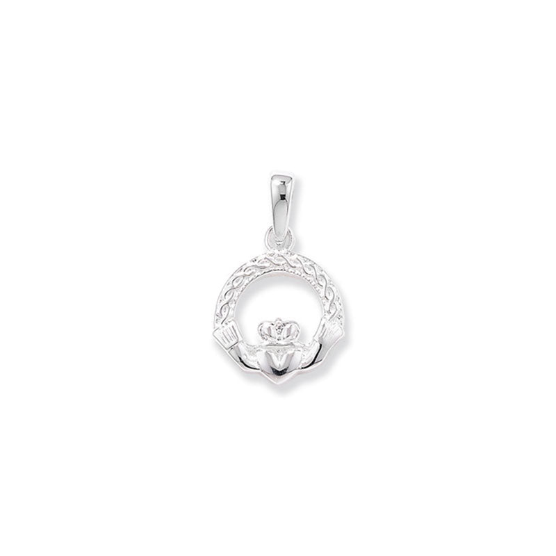 Sterling Silver Claddagh Necklace