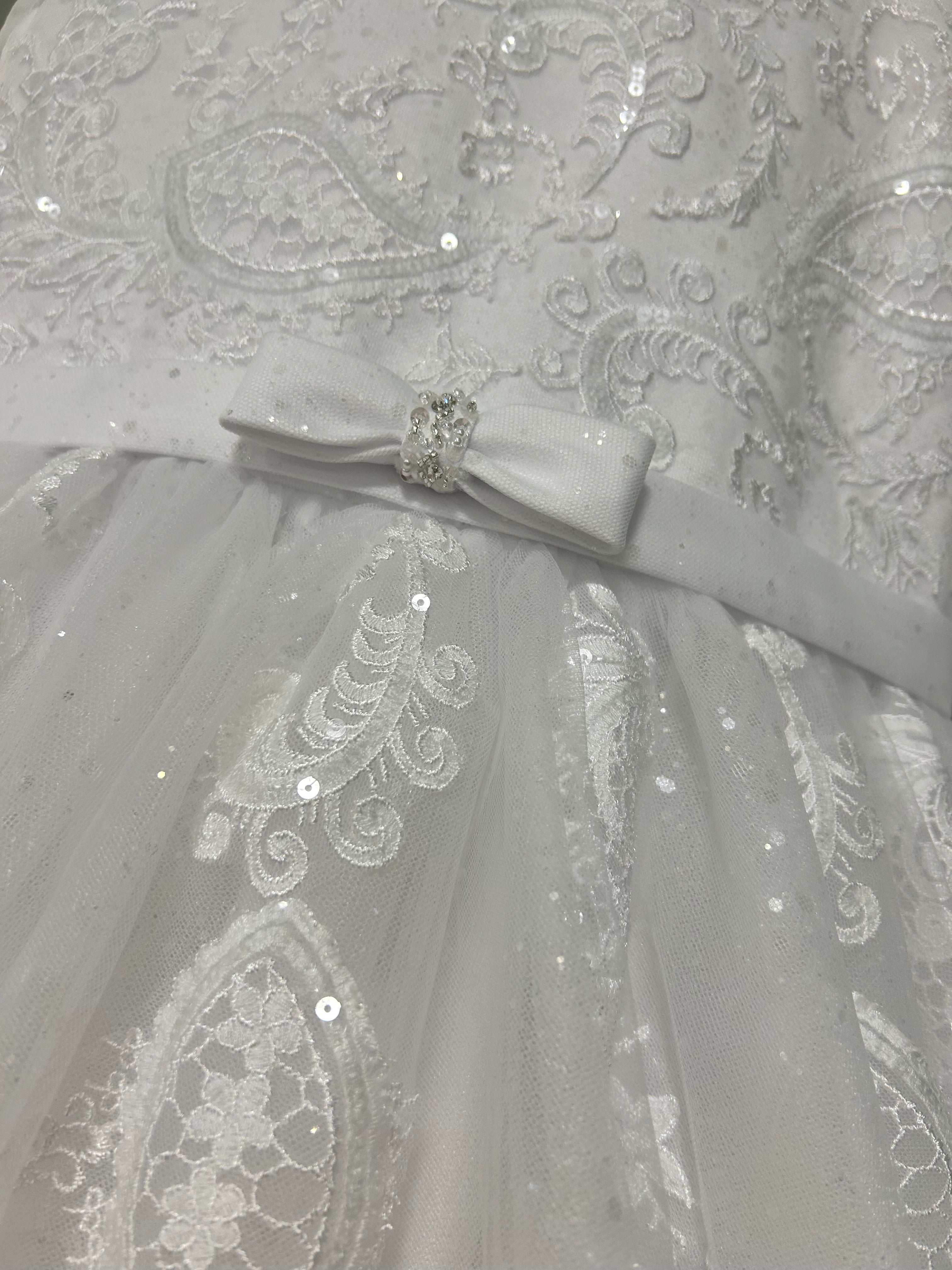 Sweetie Pie Communion Dress Size 7.5 Tea Length