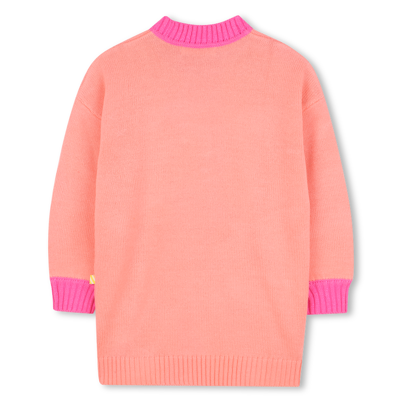 Billieblush Coral Knit Sequin Dress