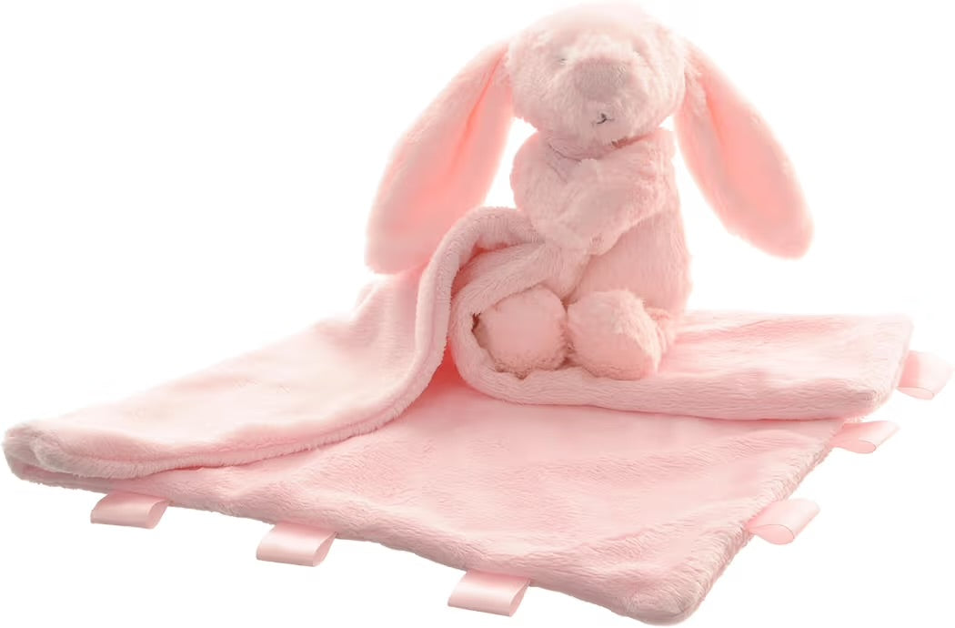 Ziggle Baby Pink Bunny Comforter