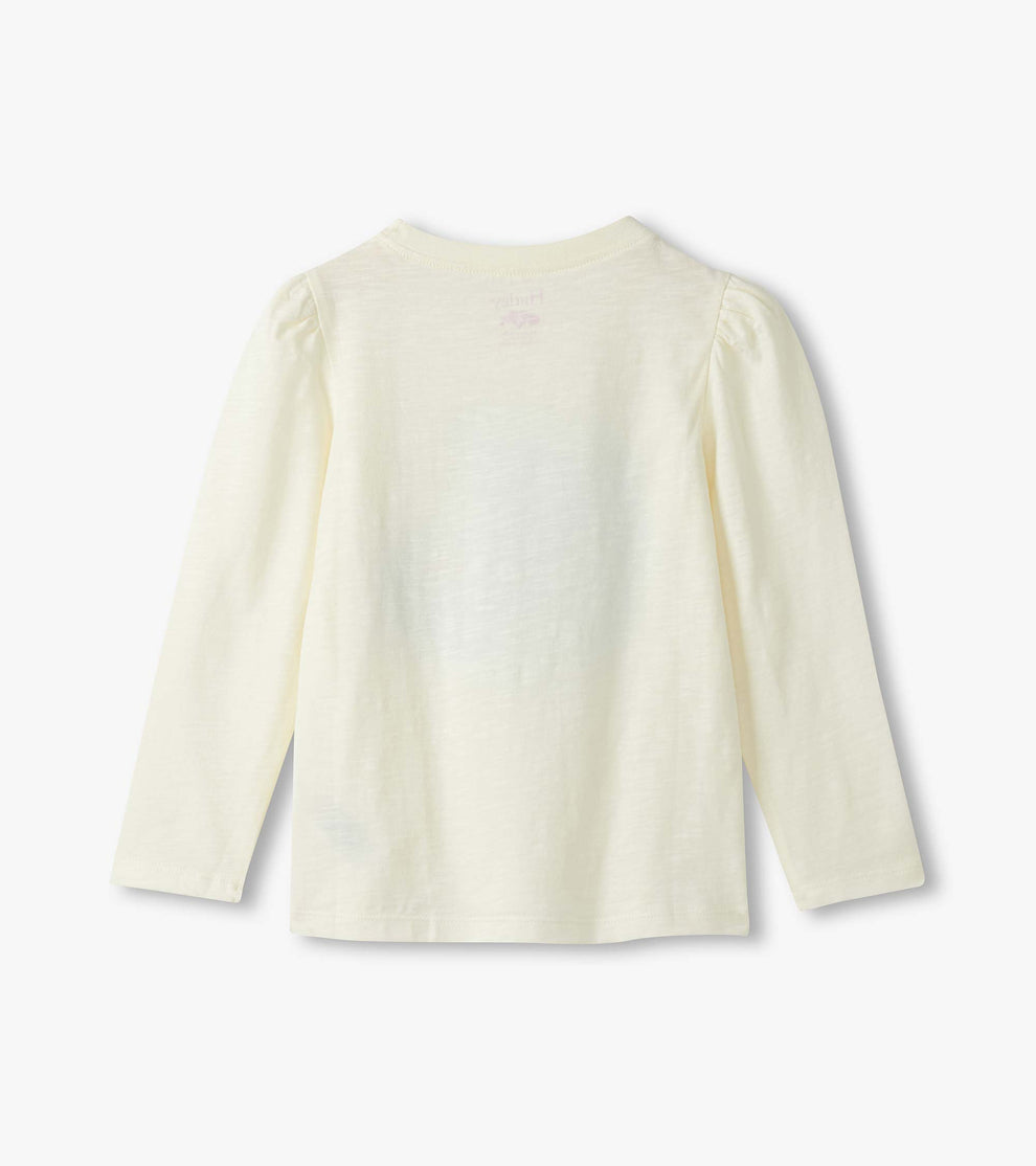 Hatley Girls Record Player Long Sleeve Tee