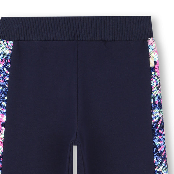 Billieblush Girls Navy Sequin Joggers ZU21592