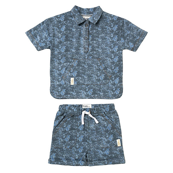 Boys Jersey Denim Look 2 Piece Set (18-24 months)