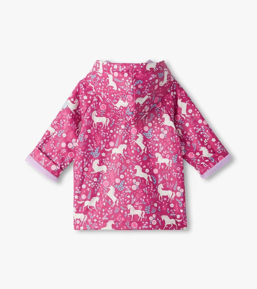 Hatley Girls Pink Forest Raincoat