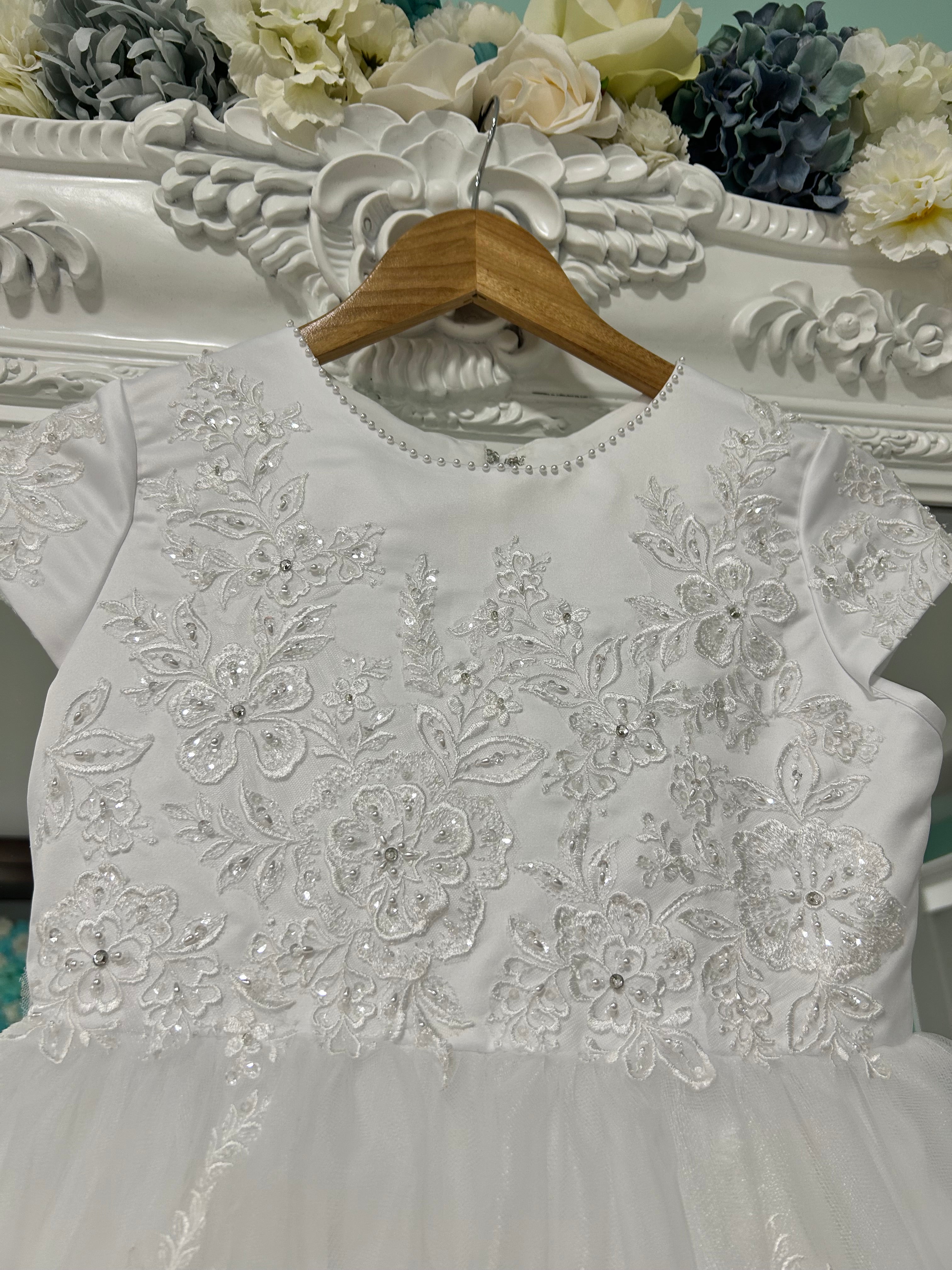 “Paula’s Communion” Communion Dress Size 7.5