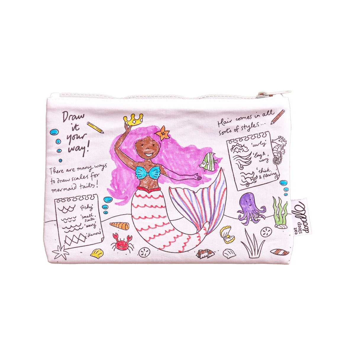 Mermaid Colour In Pencil Case