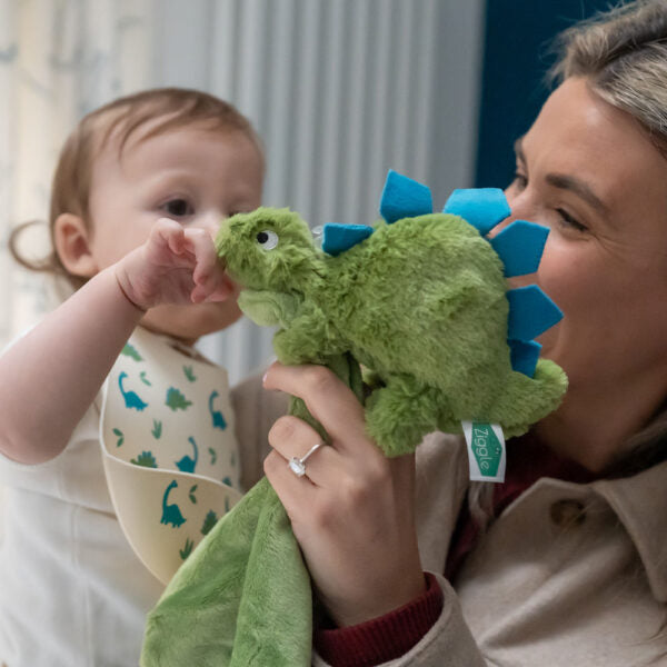 Ziggle Baby Green Dino Comforter