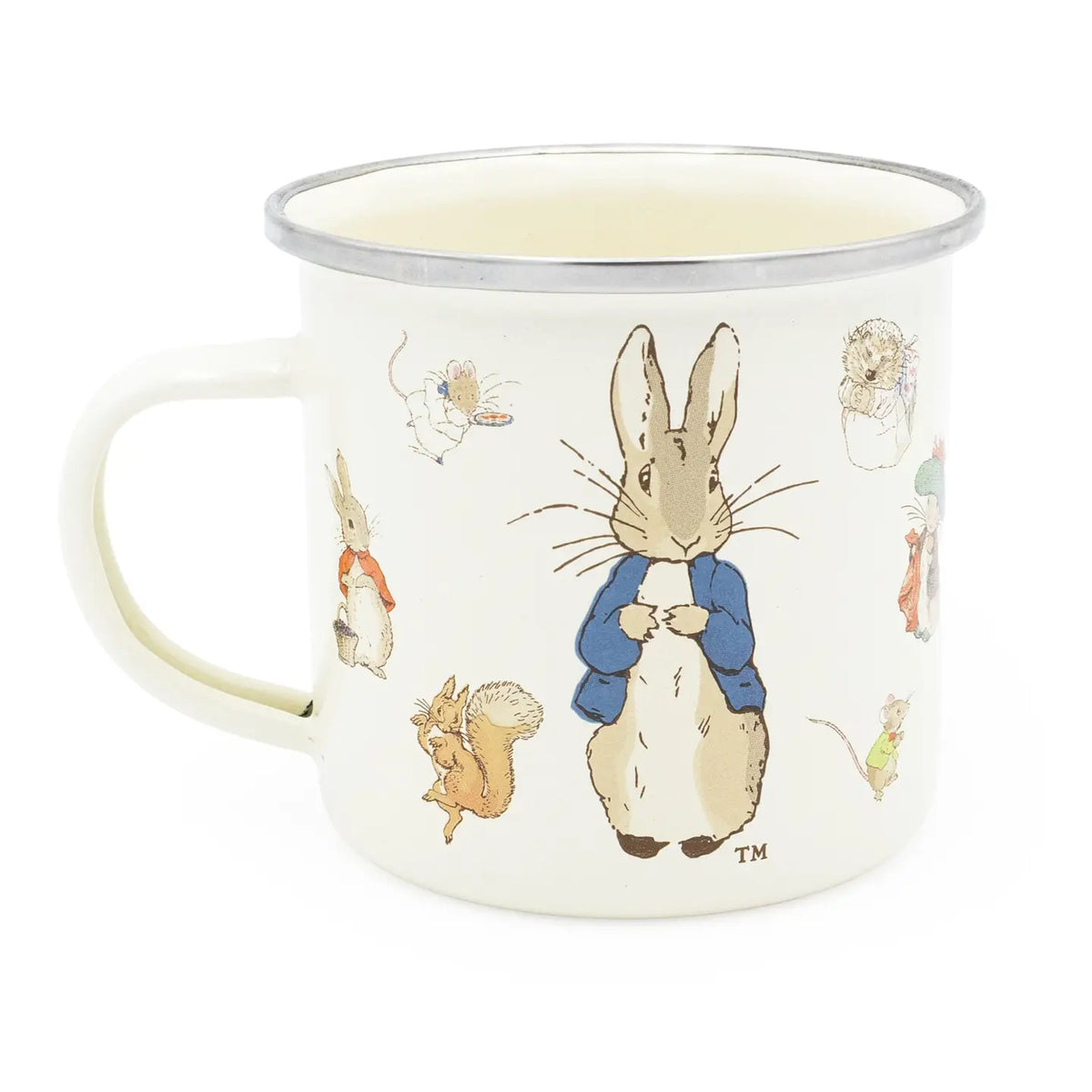 Peter Rabbit Baby Brush, Comb and Enamel Cup Gift Set