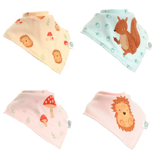 Ziggle Bibs “Woodland” 4 Pack