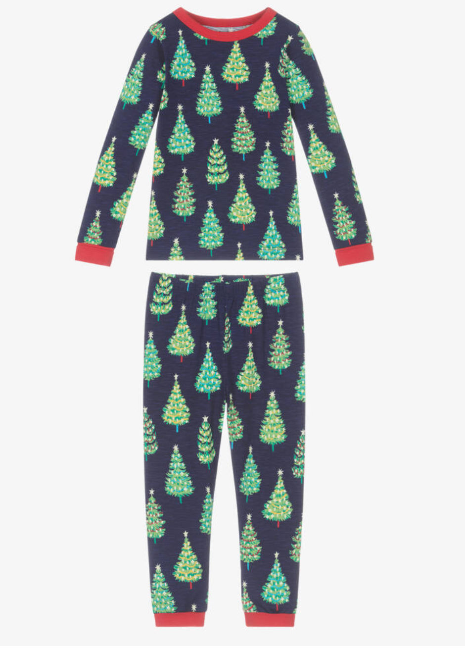 Hatley Boys Glow In The Dark Christmas Tree Pyjamas.