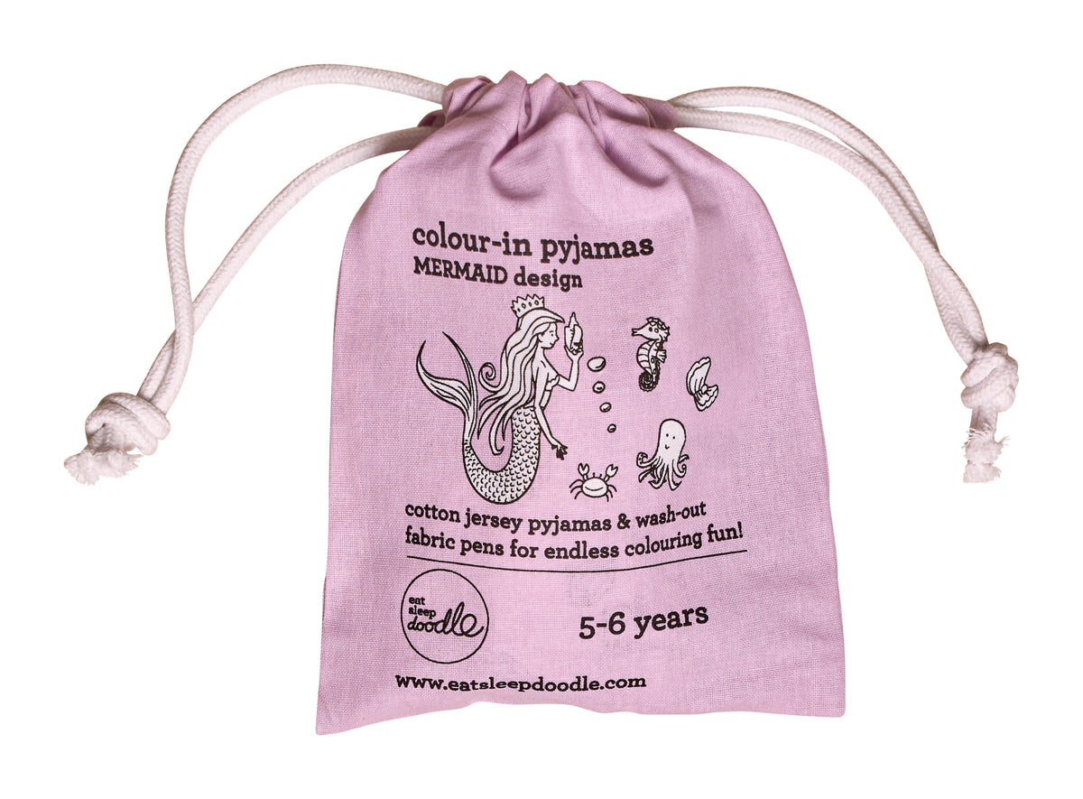 Mermaid Colour In Cotton Pyjamas