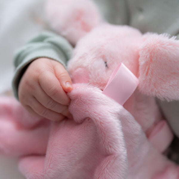 Ziggle Baby Pink Bunny Comforter