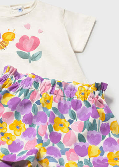 Mayoral Younger Girls 3 Piece Tulip Set
