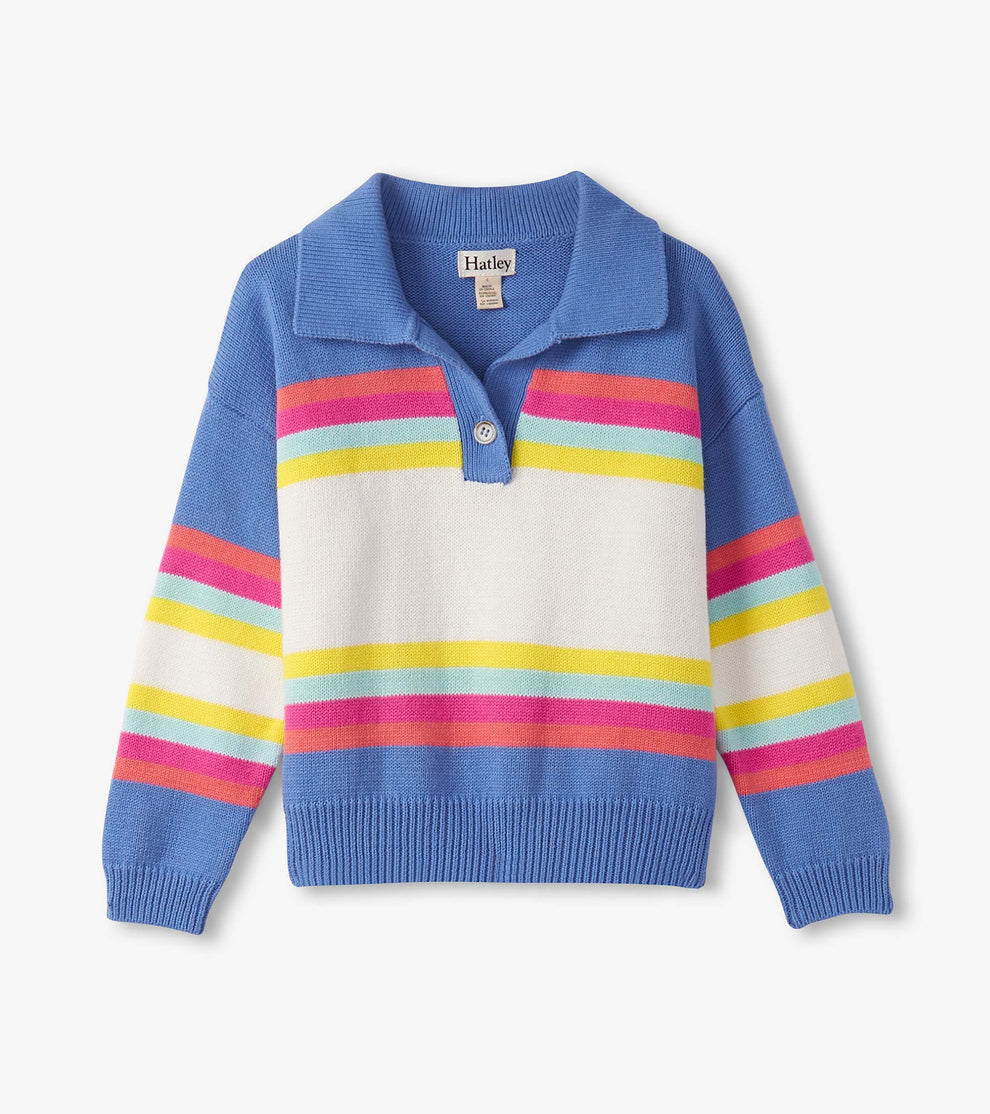 Hatley Girls Colour Block Knit Sweater