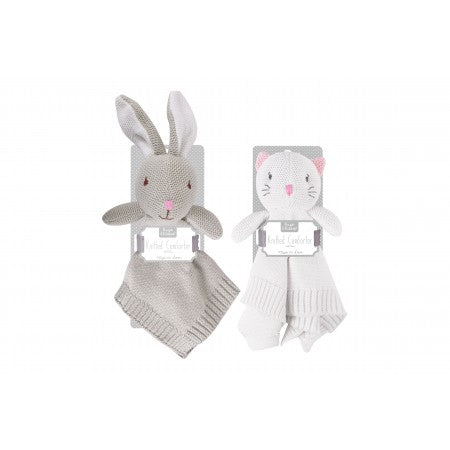 Bunny or Cat Knit Comforter