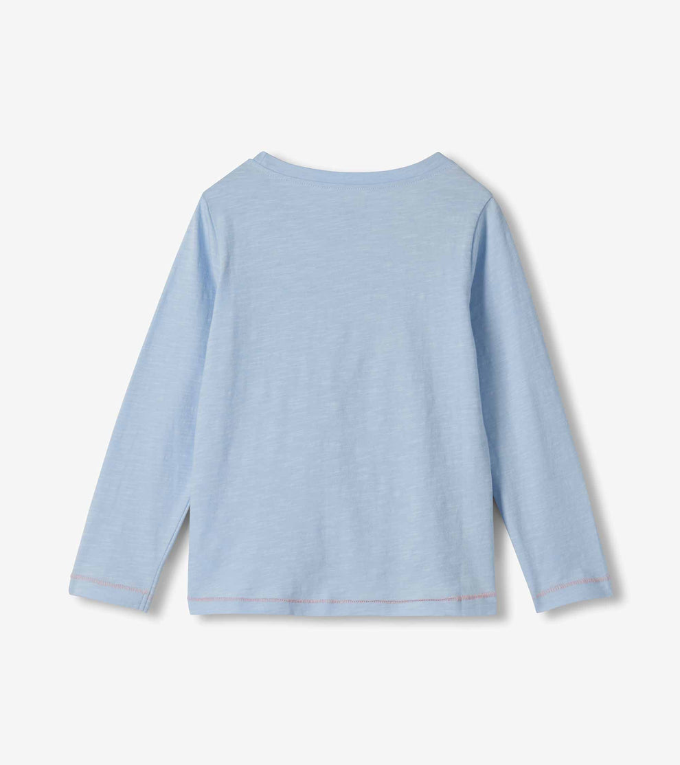 Hatley Girls Yummy Macarons Graphic Long Sleeve Tee