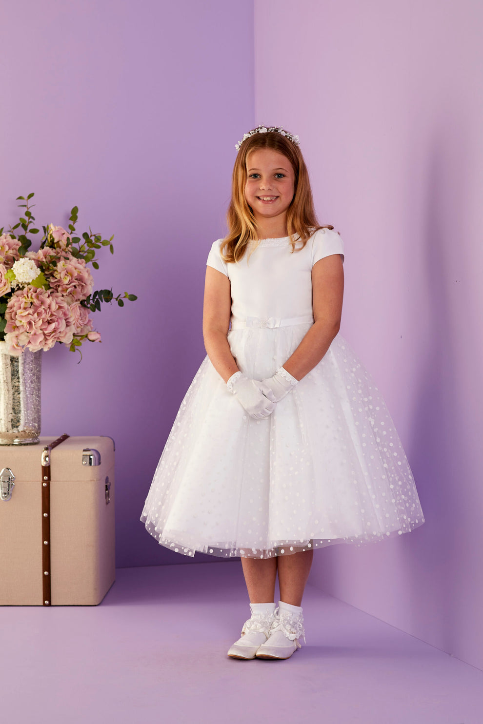 Peridot Neve Communion Dress age 9