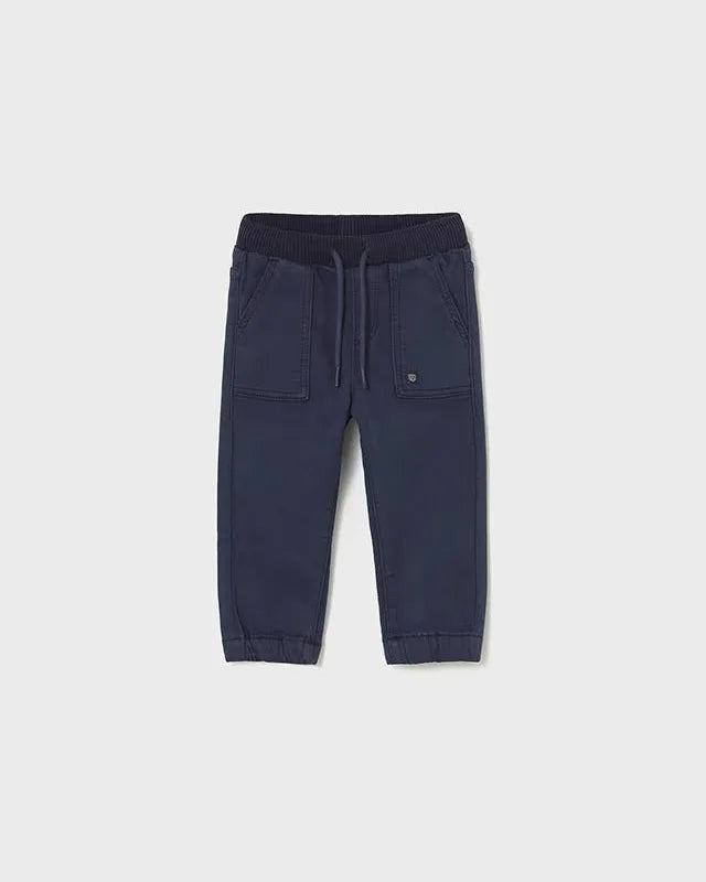 Mayoral Baby Boy Navy Chino Jogger Jeans