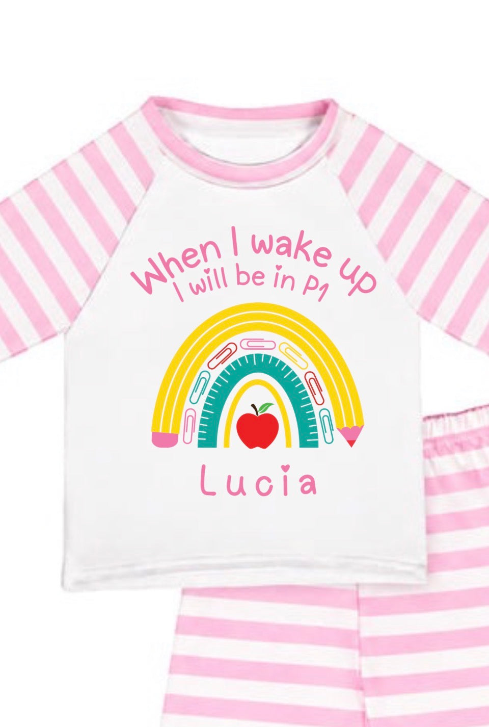 Back to School PJ’s-Choose Pink or Blue!
