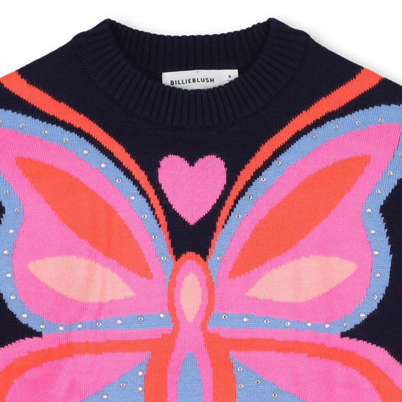 Billieblush Fine Knit Butterfly Sweater