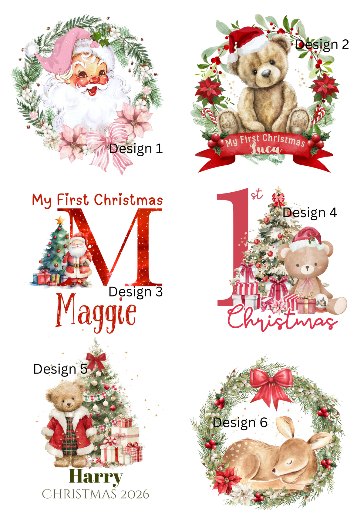 Personalised Santa Soft Toy