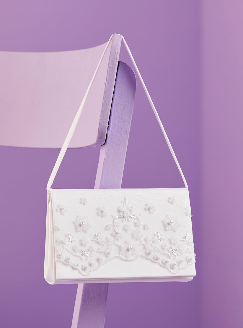Maisie White Communion Bag