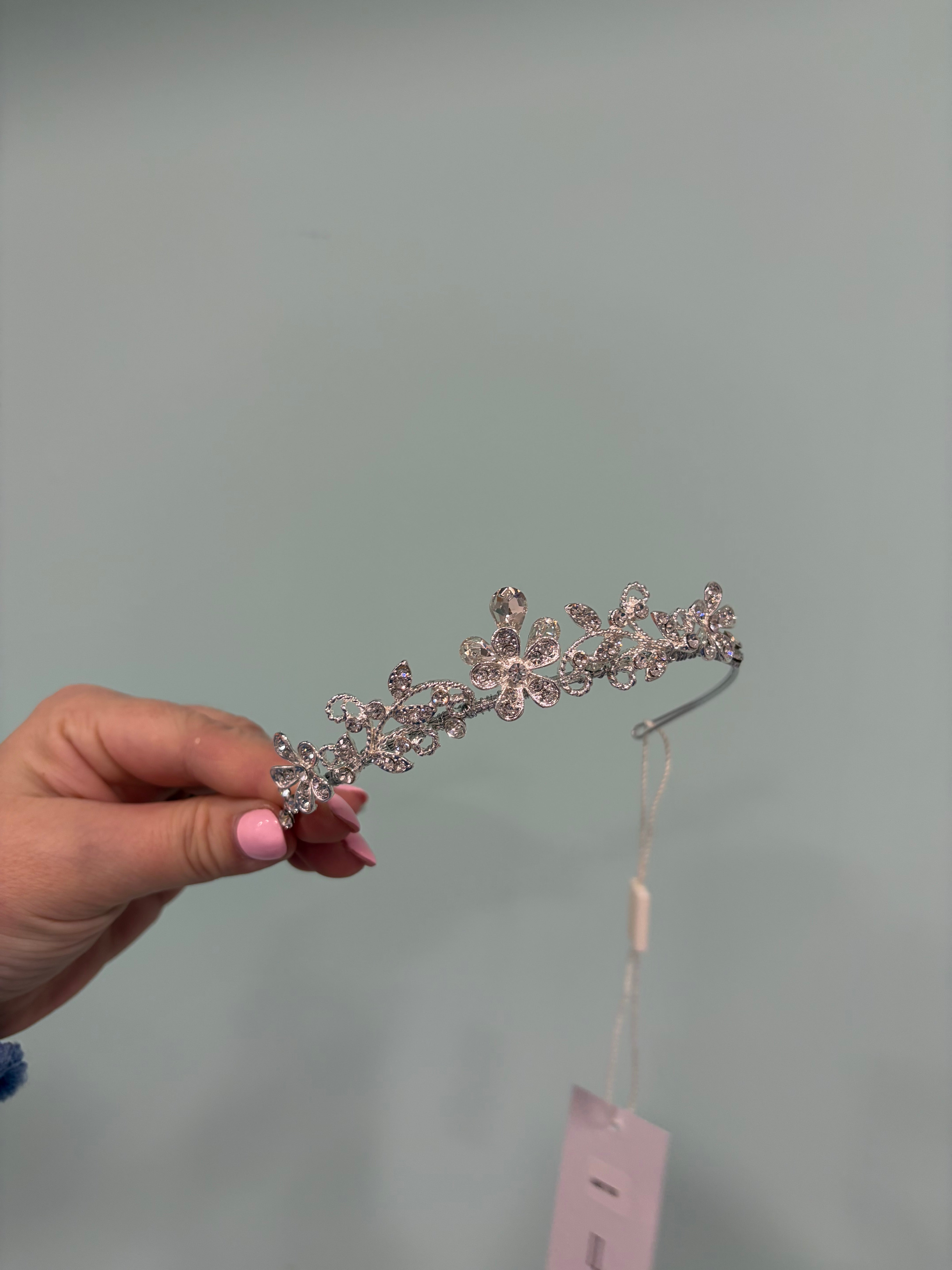 Sparkle Flower Communion Tiara