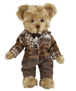 Teddy Bear Boy With Tweed Jacket